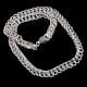 Silver Plated Brass Designer Chain Necklace for Men